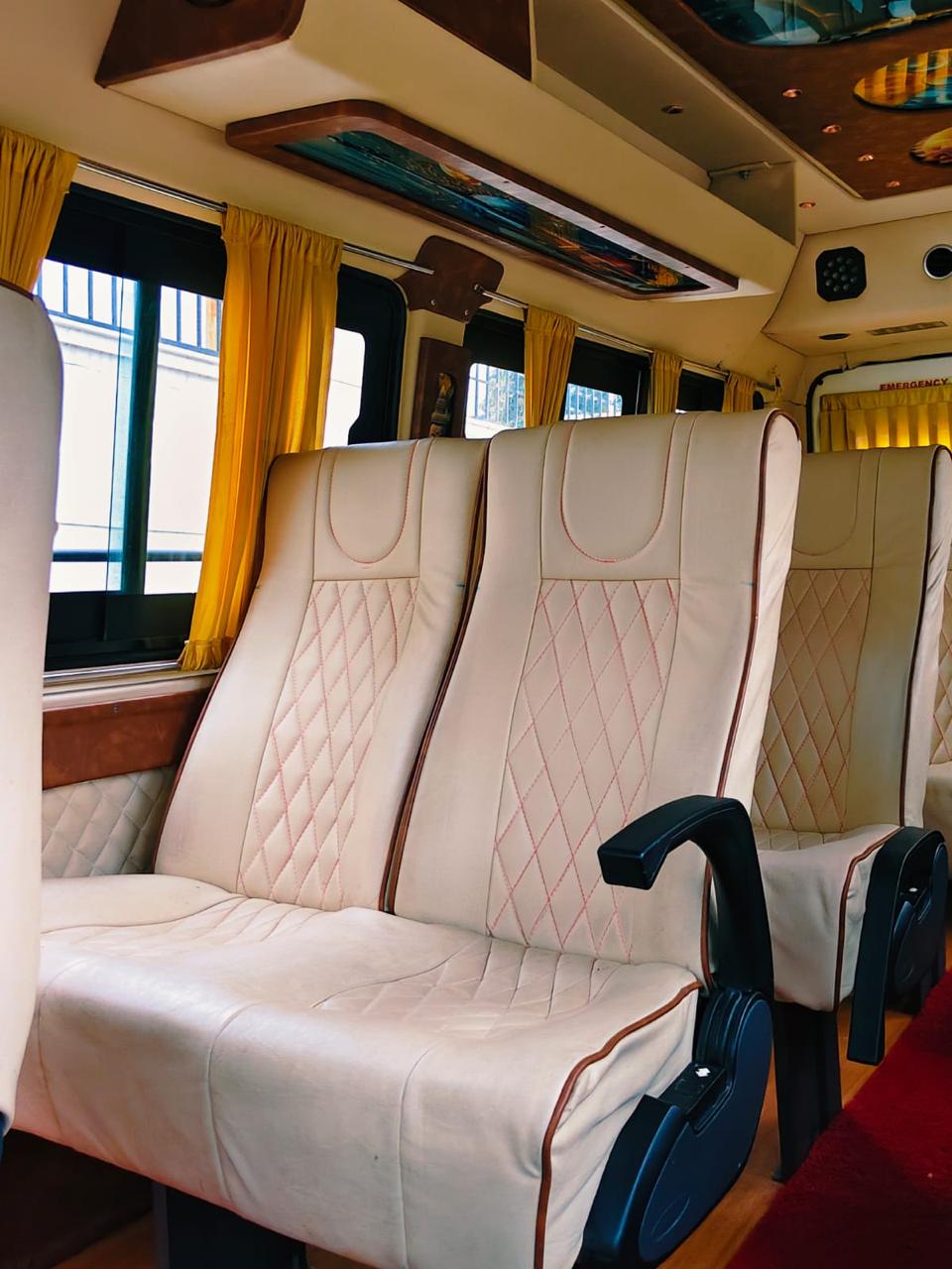 Tempo Traveller Interior